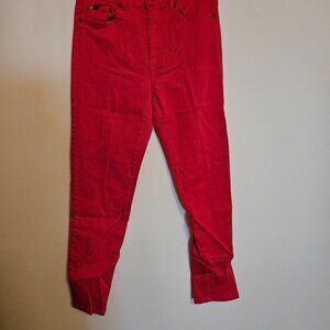 Diane Gilman DG2 Red Stretch Jeans